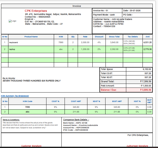 Accounttick Settings